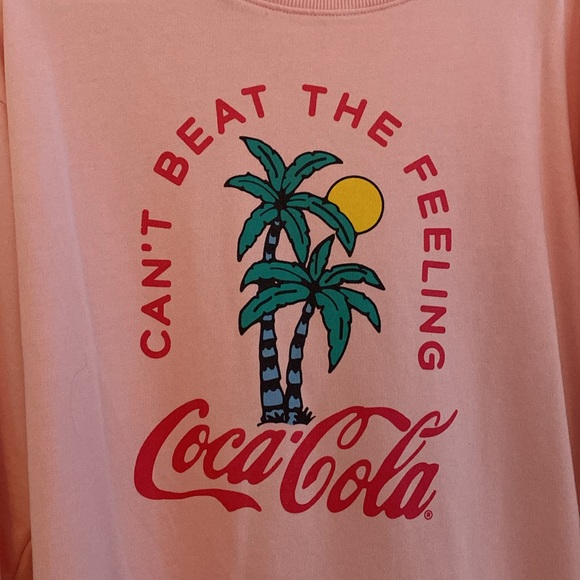 Wildfox Coca-Cola Collab Oversized Sweatshirt - Picture 2 of 3